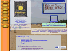 Tablet Screenshot of beachsidecottages.com